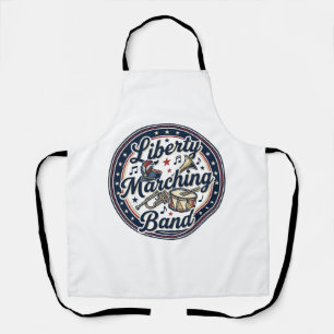 Liberty Marching Band Patriotische Mars Muziek Schort