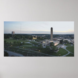 Liberty Memorial en BMA Building, Kansas City, MO Poster