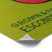 Liberty Oranje LabelEscondido,CA Poster (Hoek)