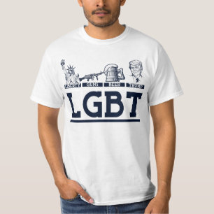 Liberty Pistolen Beer Trump Parody LGBTCute Gift T-shirt
