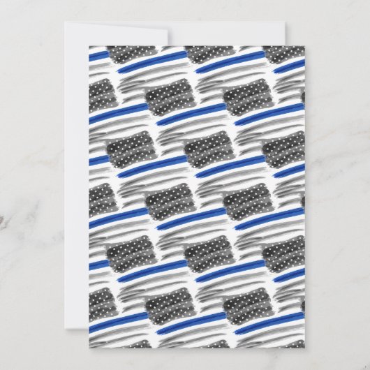 LIBERTY Politie Wetshandhaving Pensioen Partij Kaart (Achterkant)