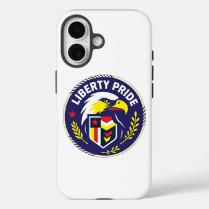 Liberty Pride Adelaar Embleem Hoestelcase – Patrio iPhone 16 Hoesje