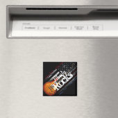 LIBERTY ROCKS  Amerikaanse vlag Magneet (Insitu (Vaatwasser))