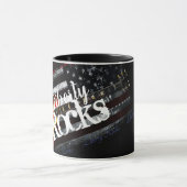 LIBERTY ROCKS Amerikaanse vlag Mok (Midden)