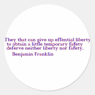 Liberty Ronde Sticker