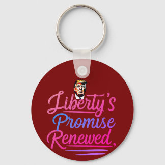 Liberty’s belofte vernieuwd met Donald Trump Sleutelhanger