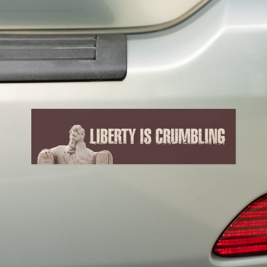 Liberty s'effondre Sticker pare-chocs (En voiture)