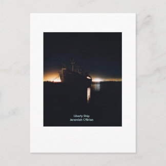 Liberty Ship SSJeremiah O'Brien - Gepersonaliseerd Briefkaart