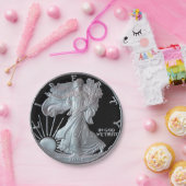 Liberty Silver Dollar Head 2006 Papieren Bordje (Feest)