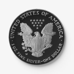 Liberty Silver Dollar Tail 2006 Papieren Bordje