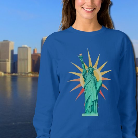 Liberty Statue & Rising Sun Sweatshirt
