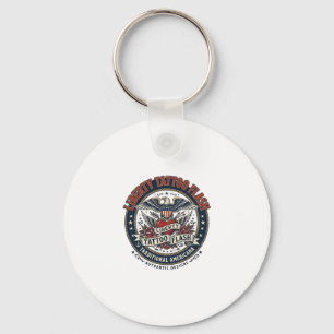 Liberty Tattoo Flash Patriottisch Patriottische Ta Sleutelhanger