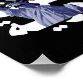 Liberty Tower Design, Vrijheid in Arabische Typogr Poster (Hoek)