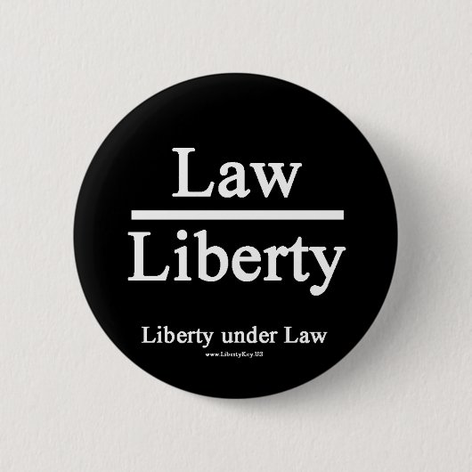 Liberty under Law Combo Button (Voorkant)