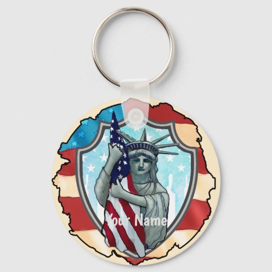 Liberty USA Sleutelhanger (Voorkant)