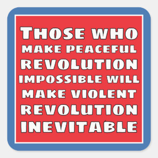 Liberty - Versie 06B Vierkante Sticker