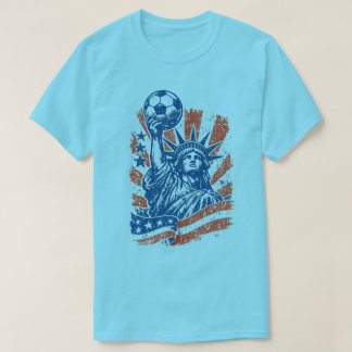 Liberty Voetbal Vlag Tribuut T-shirt