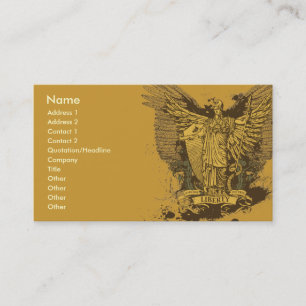 Liberty Voter Libertas Cards Visitekaartje