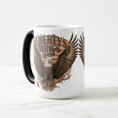 Liberty wings zweven mok ontwerp (Voorkant links)