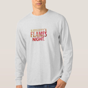 Liberty's Flame Lights Night T-shirt