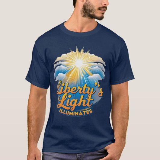 Liberty's Light verlicht T-shirt (Voorkant)