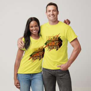 Liberty's Promise Renewed - Een eerbetoon aan de v T-shirt