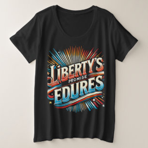 Liberty's Promise verdraagt zich Grote Maat T-shirt