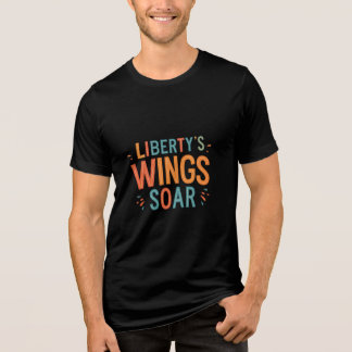 Liberty's Wings Soar - Freedom & Flight Geïnspiree Tri-Blend Shirt