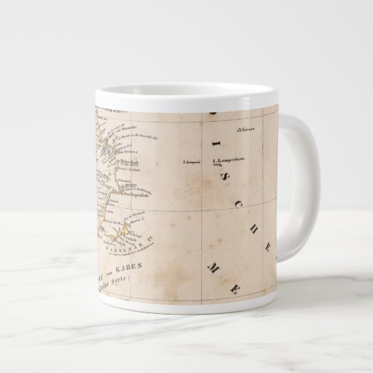 Libië Extra Grote Mok (Voorkant rechts)