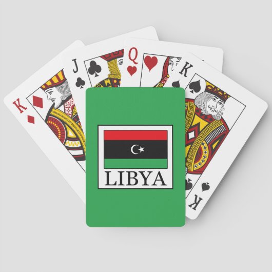 Libië Pokerkaarten (Achterkant)