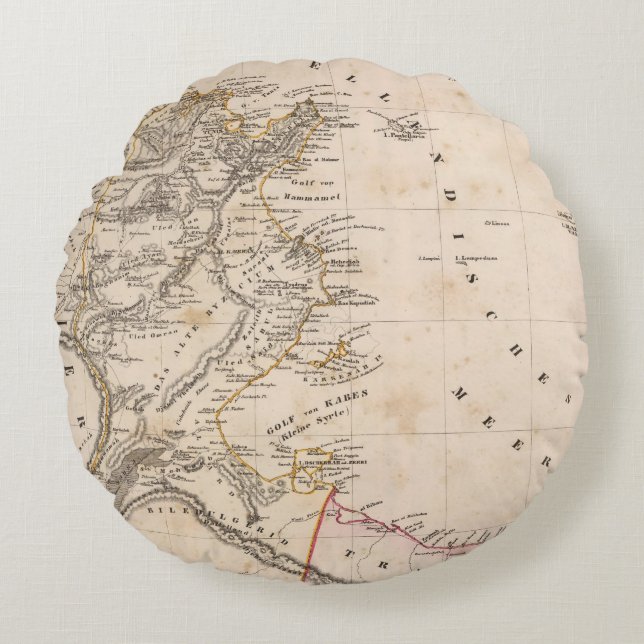 Libië Rond Kussen (Voorkant)