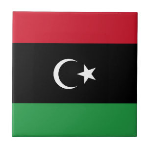 Libië vlag tegeltje