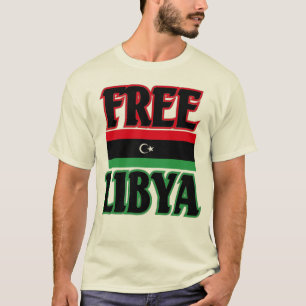 Libië - Vrij Libië - ل ا ي onder de vlag ب T-shirt