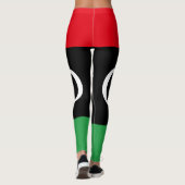 Libische vlag leggings (Achterkant)