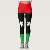 Libische vlag leggings (Voorkant)