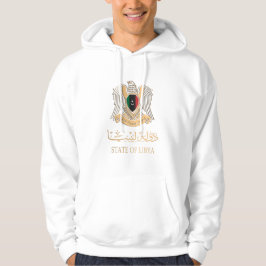 LIBISCHE VLAG OP LIBISCH EMBLEEM شعارلبيي ا HOODIE
