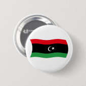 Libische vlag ronde button 5,7 cm (Voorkant /achterkant)