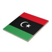 Libische vlag tegeltje (Zijkant)
