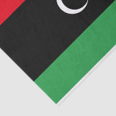 Libische vlag tissuepapier (Detail)