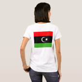 Libische vlag van Rebel T-shirt (Achterkant volledig)