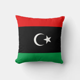 Libische vlag x vlag Pillow Kussen