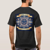 Libra 2026 “Choose Alignment” Scales Mandala T-shirt (Achterkant)