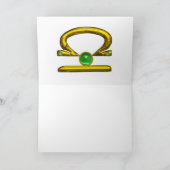 LIBRA 2 Zodiac Birthday Kaart (Binnen)