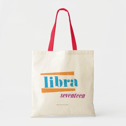 Libra Aqua Tote Bag (Voorkant)