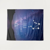 Libra | Astrologie personnalisée Tapisserie (Devant (Horizontal))