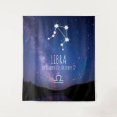 Libra | Astrologie personnalisée Tapisserie (Devant)