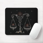 Libra Astrology Mousepad Muismat (Met muis)