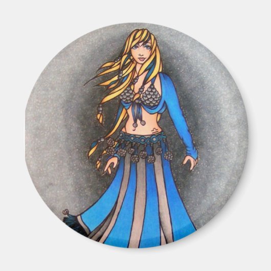 Libra Belly Dancer Magneet (Voorkant)