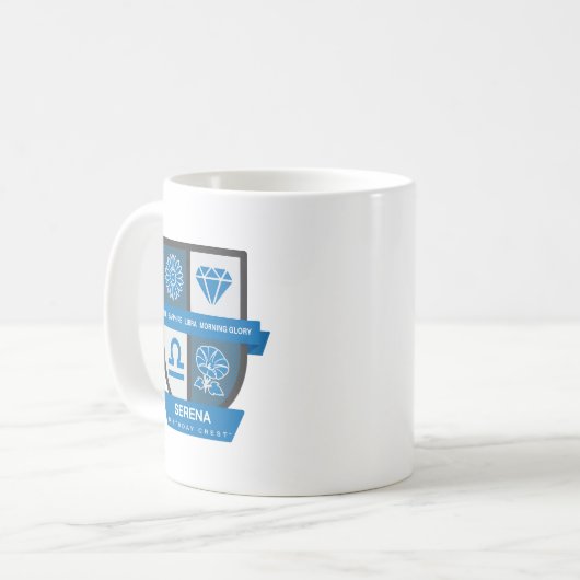 Libra Birthday Crest™ for September 23-30 Mug (Devant gauche)