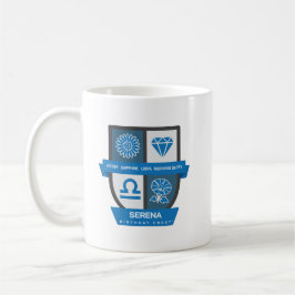 Libra Birthday Crest™ for September 23-30 Mug Koffiemok